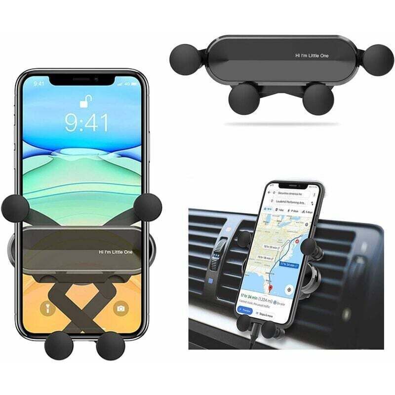 Universal-autohalterung Für Lüftungsschlitze, Smartphone, Gps, Schwarz