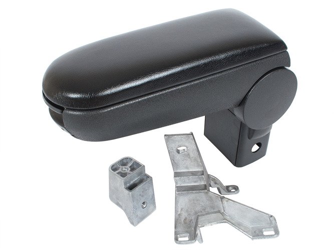 Seat Toledo Ii Armlehne Kpl Schwarzes Öko-leder + Montagesatz