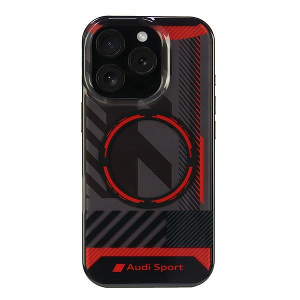 Audi Iml Sport Magsafe Iphone 16 Pro 6,3 Zoll, Schwarz/schwarzes Hartschalenetui Aus-imlmip16p-rsq/d2-bk