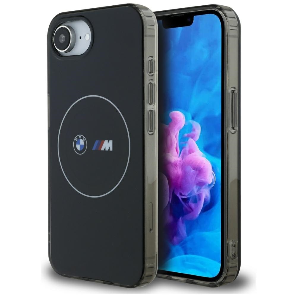 Bmw Iml Metal White Circle Magsafe Hülle Für Iphone 16e / 17e Schwarz