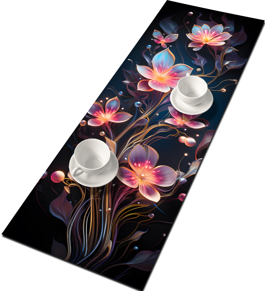 Tischläufer Aurora 115 X 40 Cm – Umweltfreundlicher Filz, Tischschutz, Dekoratives Muster, Bertoni