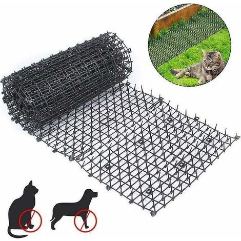 Katzenabweisende Matte 200 X 30 Cm – Kunststoffspitzen Zur Abwehr Von Hunden Und Katzen – Schutz Für Innen- Und Außengärten