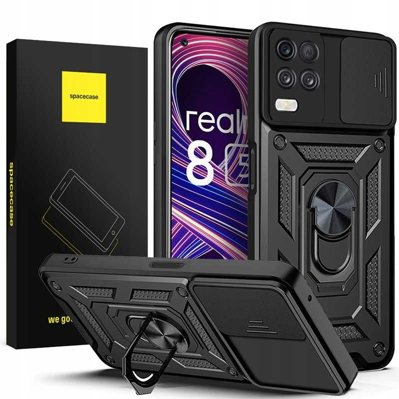 Spacecase Camring Realme 8 5g Schwarz