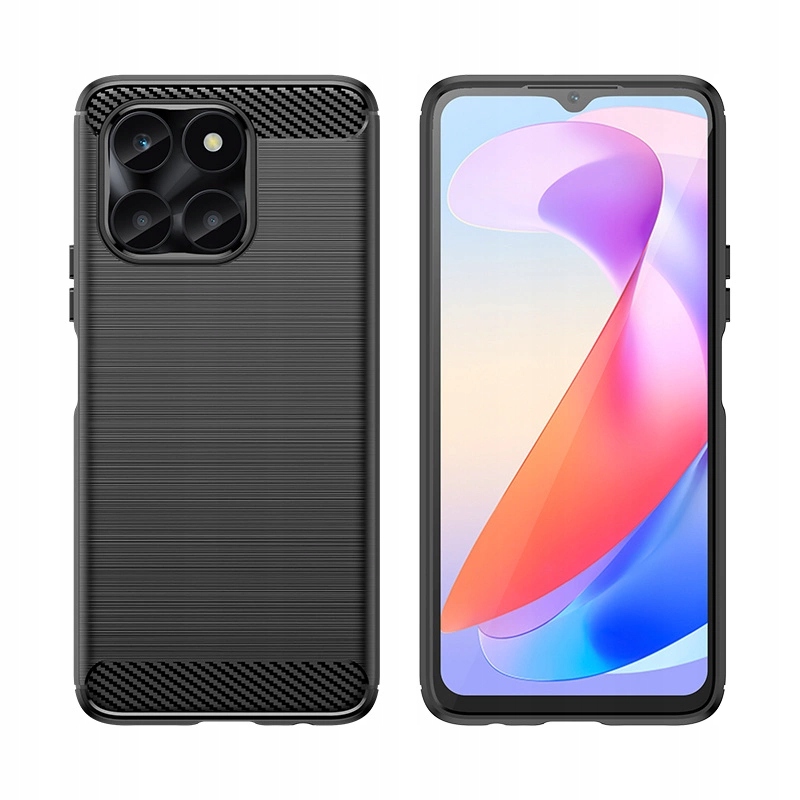 Carbon-schutzhülle Für Honor X6a – Schwarz