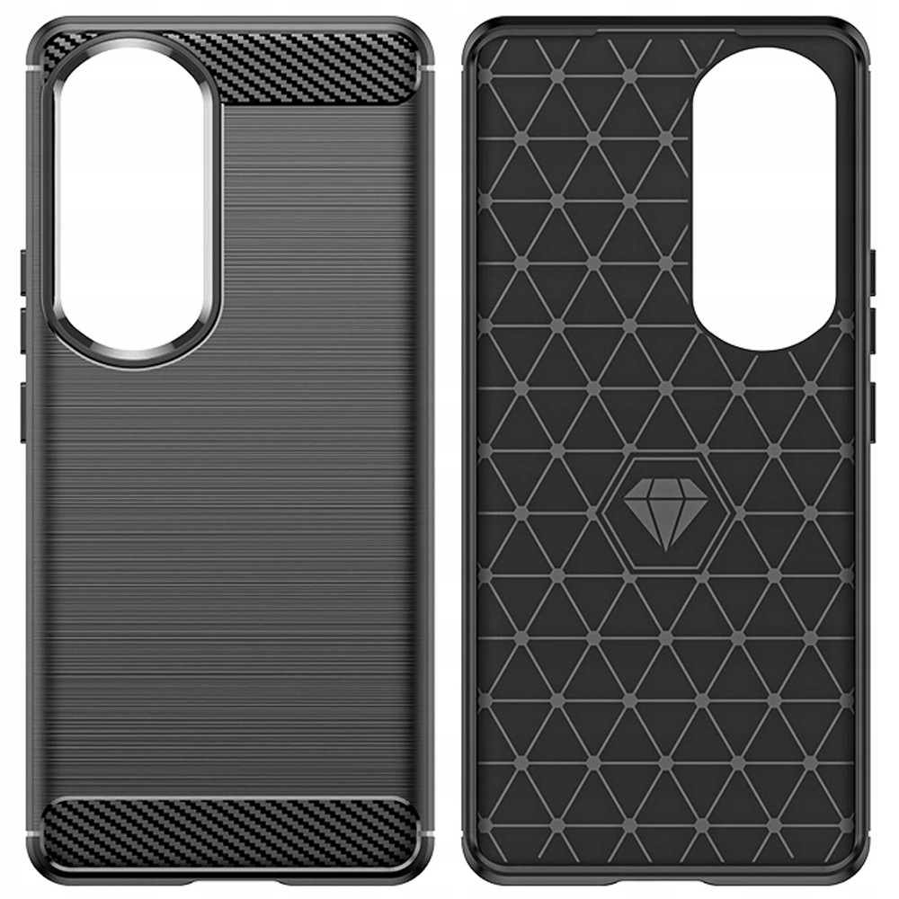 Carbon-schutzhülle Für Honor 90 Pro – Schwarz