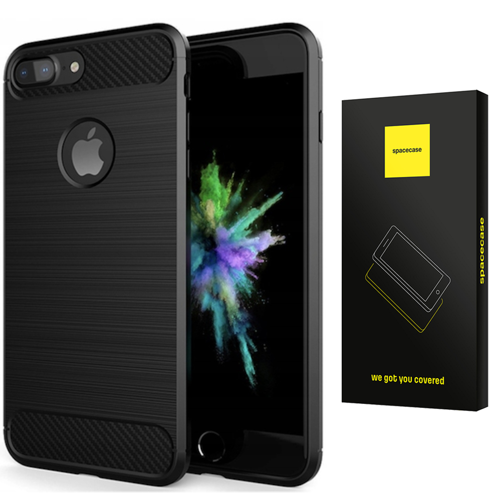 Spacecase Carbon Iphone 7/8 Plus Schwarz