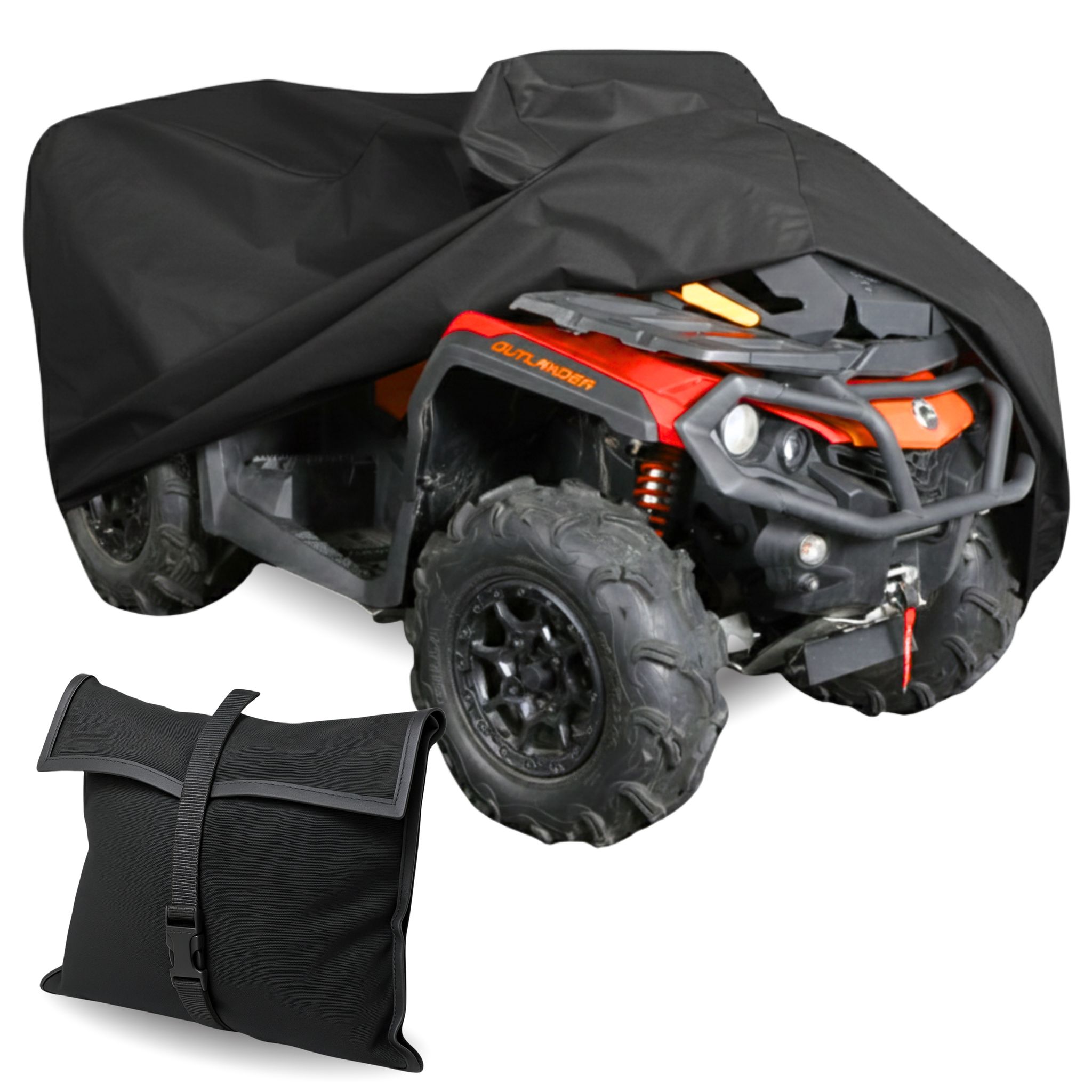 Quad Cover Xl 225-250cm Plane Uv-schutz Klassisches Schwarz