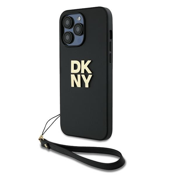 Dkny Dkhcp14xpbswsk Iphone 14 Pro Max 6,7" Schwarze/schwarze Hartschalen-schutzhülle Mit Handschlaufe Und Standardlogo