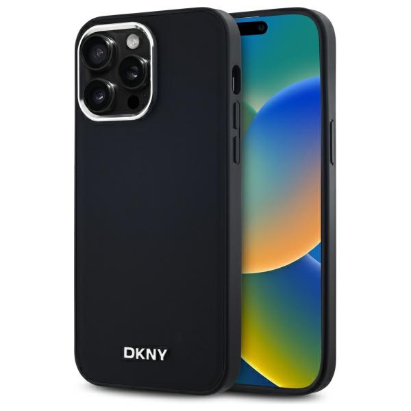 Dkny Dkhmp14xpscmclk Iphone 14 Pro Max 6,7" Schwarze Hartschalen-schutzhülle Mit Schlichtem Logo Und Magsafe-anschluss