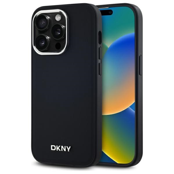 Dkny Dkhmp14lpscmclk Iphone 14 Pro 6,1" Schwarze Hartschalen-schutzhülle Mit Schlichtem Logo Und Magsafe-funktion