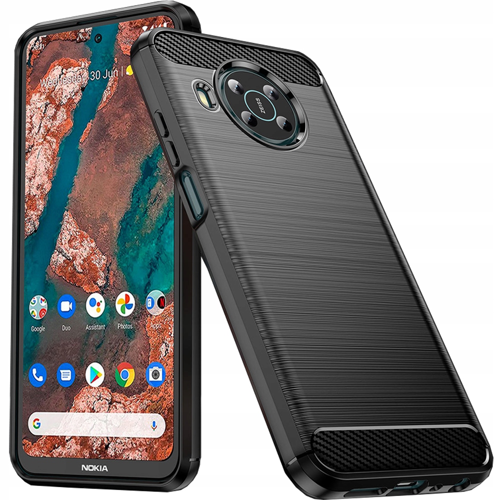Carbon Case Flexible Schutzhülle Für Nokia X100, Schwarz