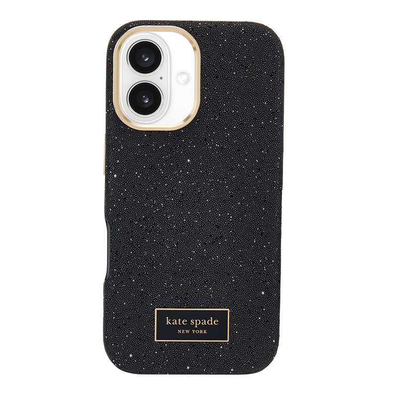 Kate Spade New York Crystal Pave Magsafe - Iphone 16 Hülle (nachtschwarz)