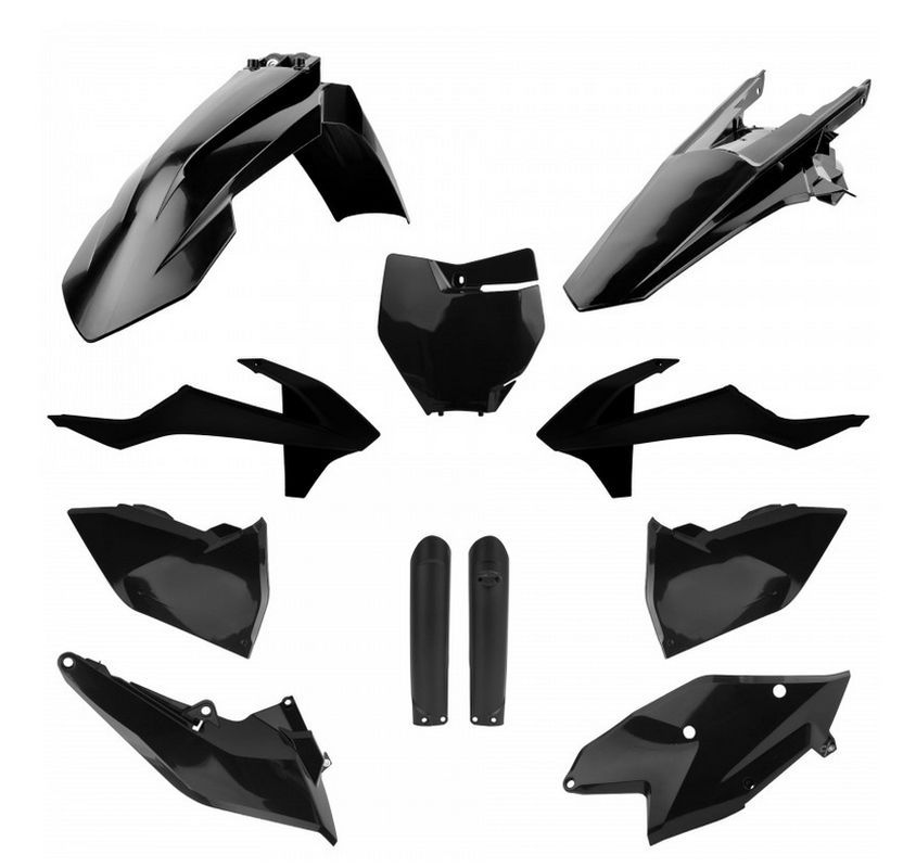 Verkleidungssatz Polisport Ktm Exc 17 19 Schwarz Robust