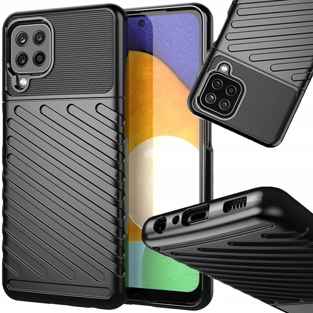 Thunder Case Flexible Schutzhülle Für Samsung Galaxy A22 4g, Schwarz