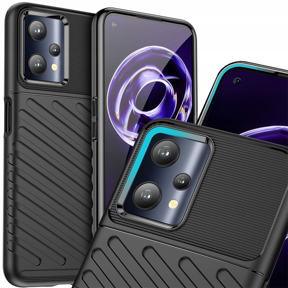 Thunder Case Flexible Schutzhülle Für Realme 9 Pro, Schwarz