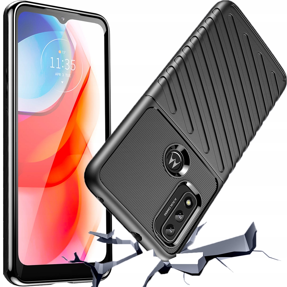 Thunder Case Flexible Schutzhülle Für Motorola Moto G Play 2022, Schwarz