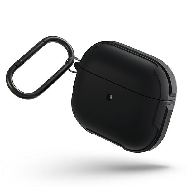 Uniq Valencia Airpods 3 Hülle, Schwarz/mitternachtsschwarz, Antimikrobiell