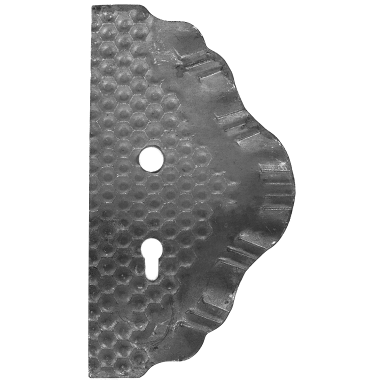 Rechte Platte, 90° Lochabstand, Geschmiedete Elemente 63.116.90 H300xl165 6mm