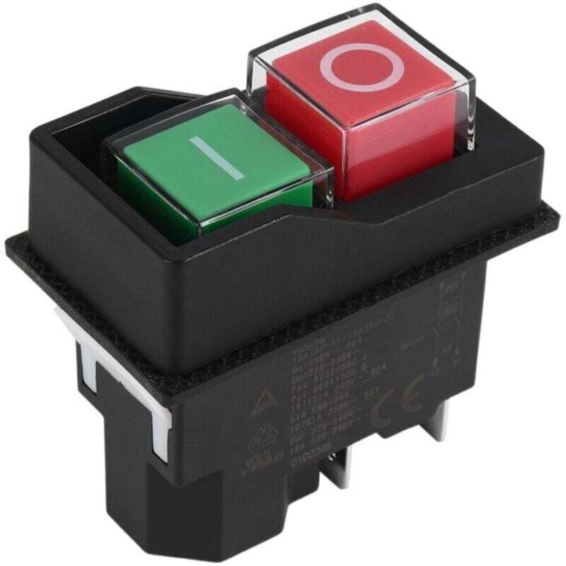 220v 4-poliger Elektromagnetischer Druckknopfschalter Für Gartengeräte