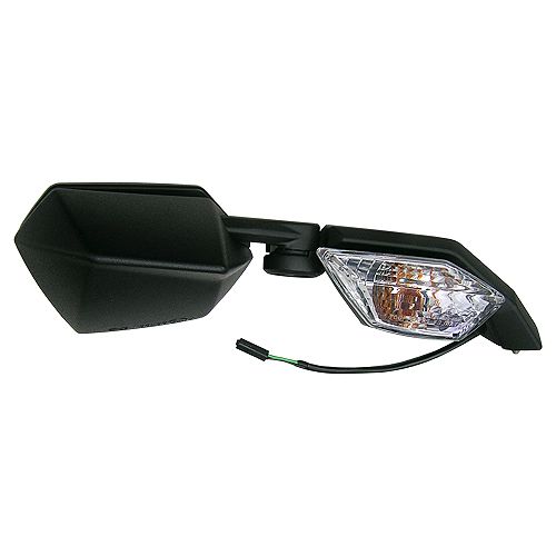 Emgo 2025/02 Spiegel Kawasaki Zx-10r '08-'10 Rechts (oem: 56001-0103) Schwarz (originaldesign) (homologation)