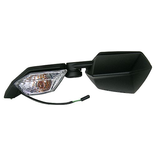 Emgo 2025/02 Spiegel Kawasaki Zx-10r '08-'10 Links (oem: 56001-0102) Schwarz (originaldesign) (homologation)