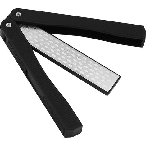 Messerschärfer, Diamant-schärfstein, Doppelseitiger Messerschärfer, Faltbar Im Taschenformat, Körnung 400, Für Outdoor-campingkochen