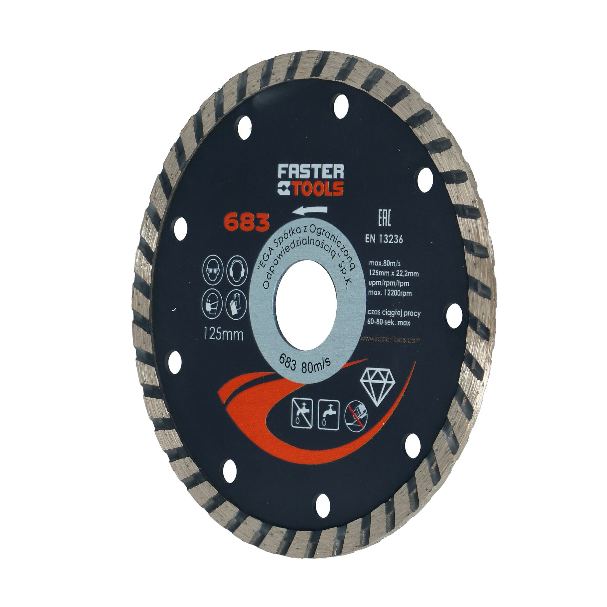Faster Tools 125-mm-turbo-diamantscheibe