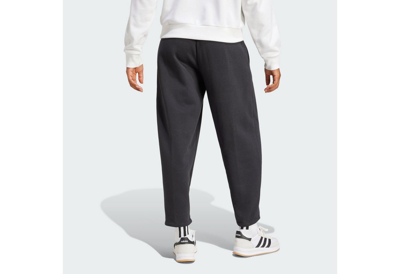 Adidas Ess Damen-jogginghose Mit Modernem Logo, Schwarz, Jd9974 R S