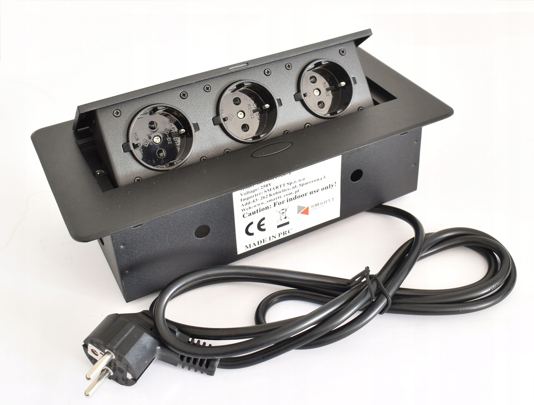 In Der Arbeitsplatte Versteckte Ladebuchse, Schwarzes Ladegerät 3x230v 3600w Max 16a