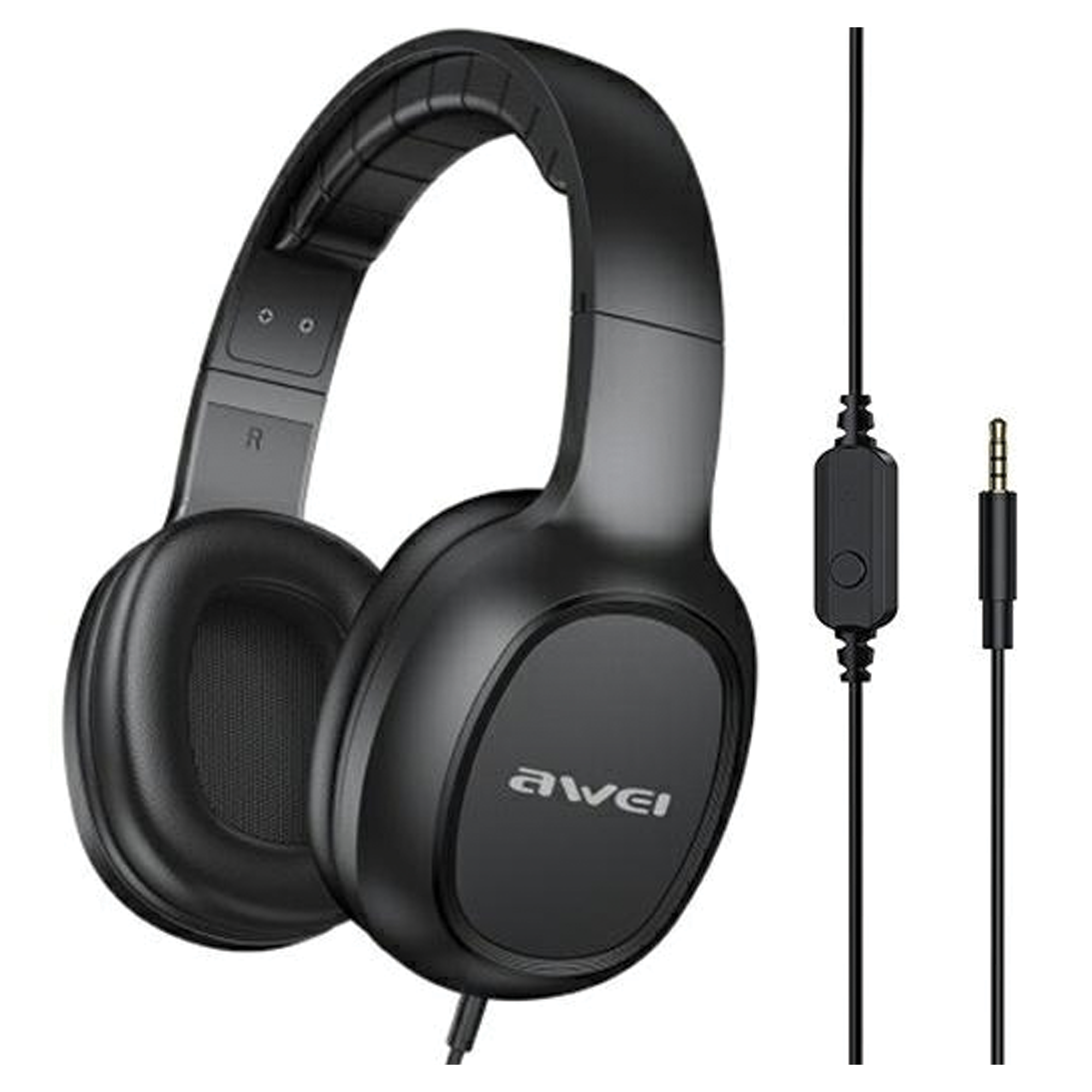 Awei Gm-6 On-ear-kopfhörer Mit 3,5-mm-klinkenstecker, Schwarz