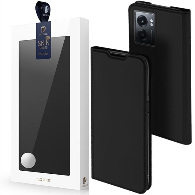 Dux Ducis Skin Pro Holster-schutzhülle Mit Klappdeckel Für Realme Narzo 50a, Schwarz