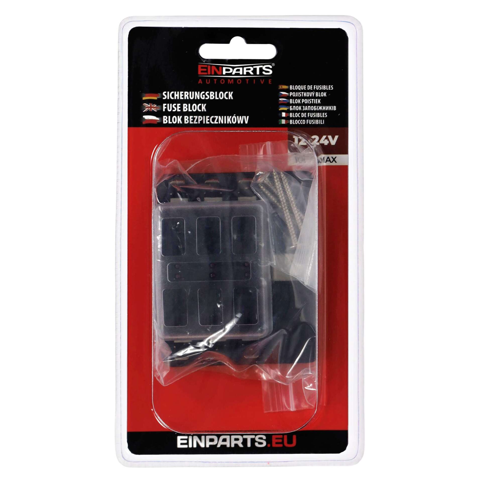 Sicherungsblock 6-kreis Ato/atc Mit Led-steuerung (m5, 6,3 Mm) Epfh10