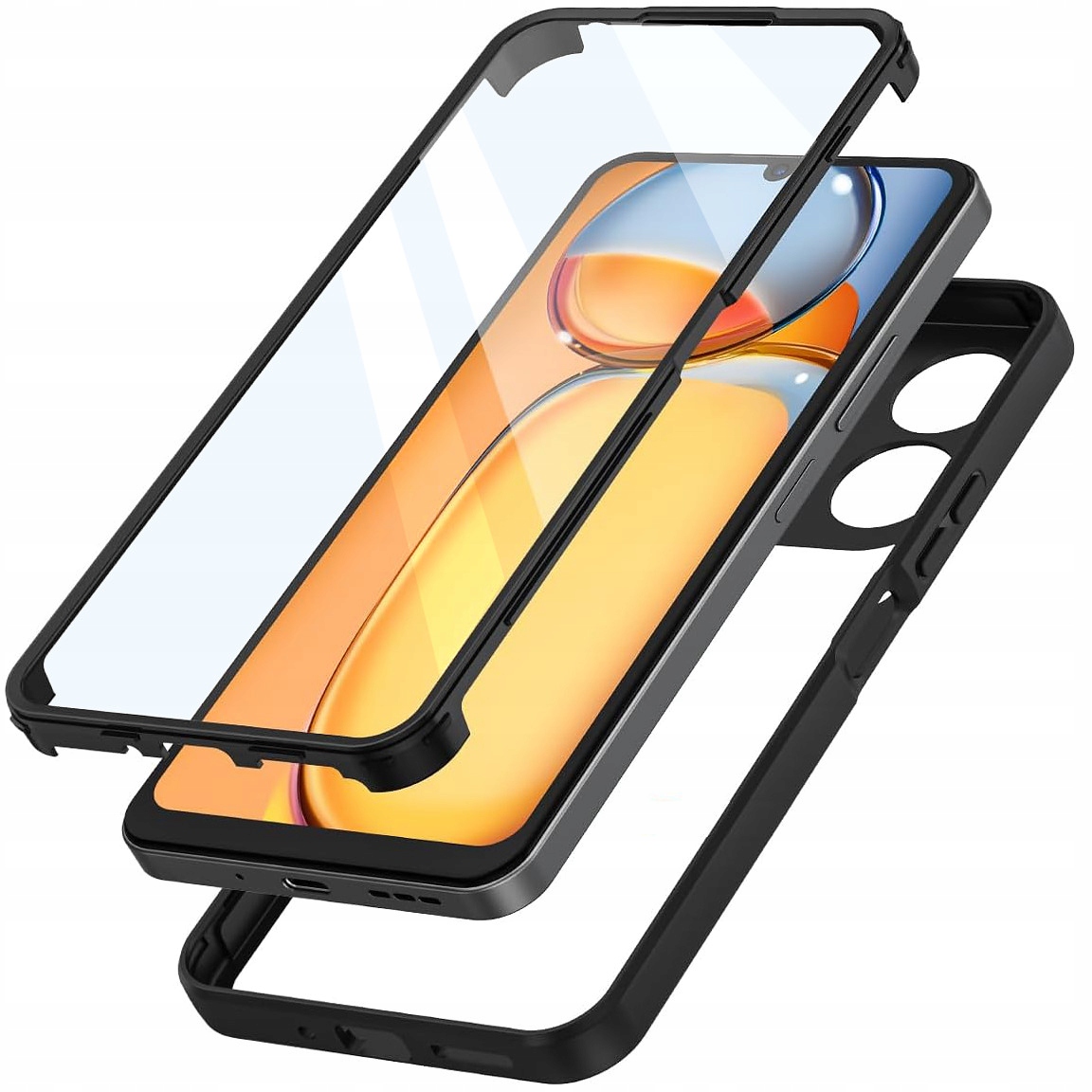 Exo 360°-schutzhülle – Mit Integriertem Glas – Für Xiaomi Redmi 13c