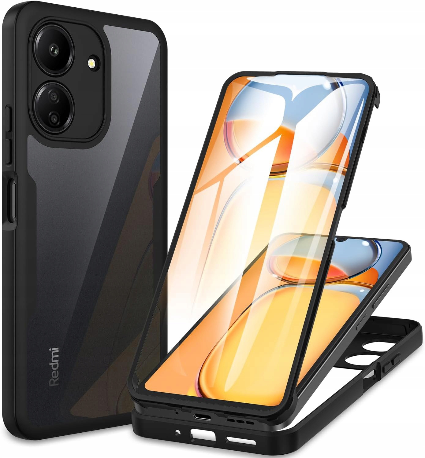 Exo 360°-schutzhülle – Integriertes Glas – Für Xiaomi Redmi Note 14 5g