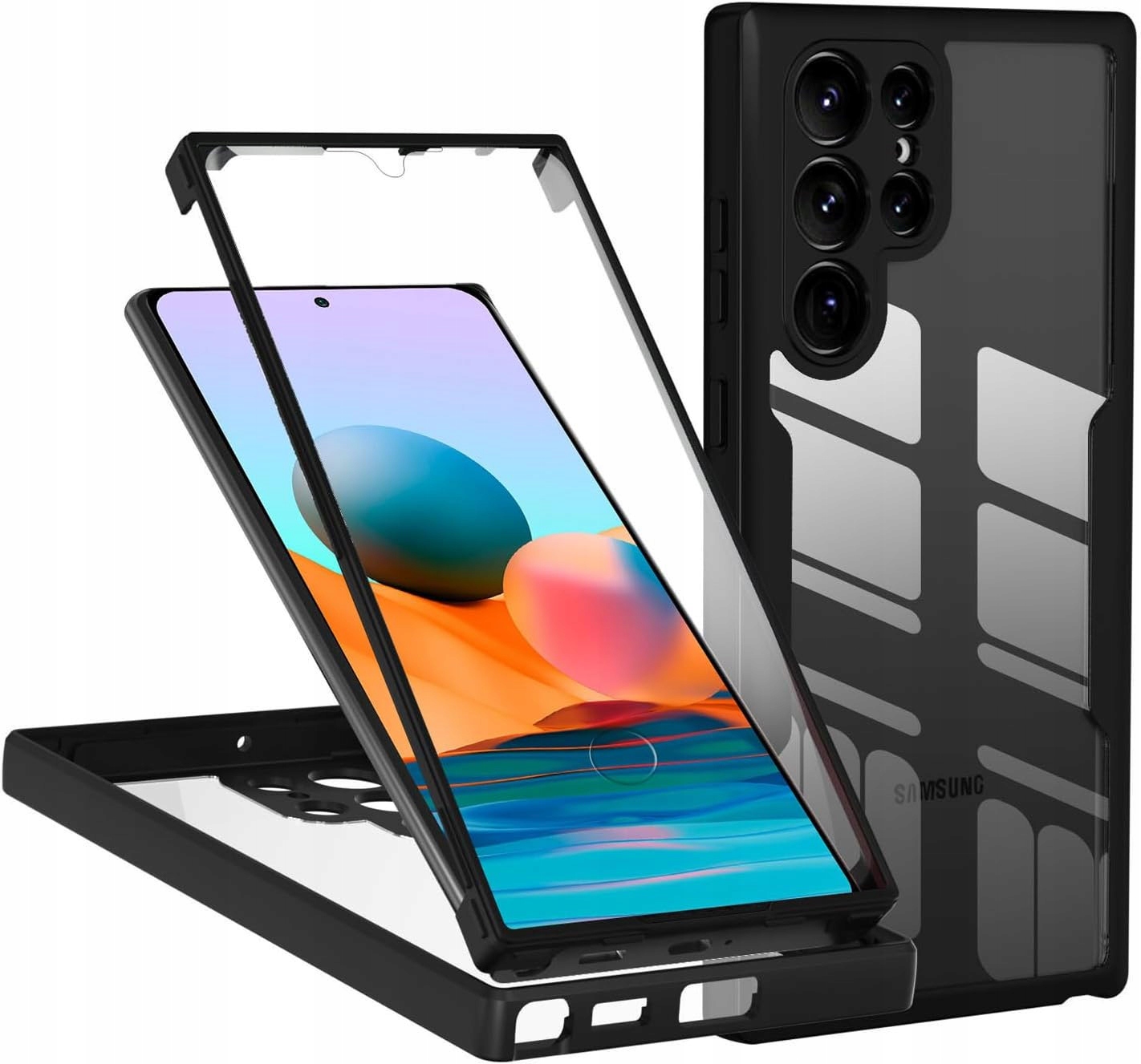 Exo 360°-schutzhülle – Integriertes Hybridglas – Für Samsung S25 Ultra