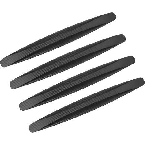 4-teiliges Türschutzset, Türschutz Aus Gummi, Autotüraufkleber (schwarz)