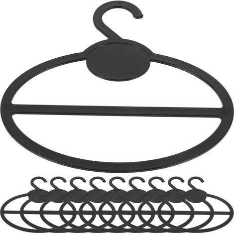 Set Mit 10 Runden Schal-organizer-kleiderbügeln, Multifunktionale 13,5 Cm Kleiderbügel Für Schals, Krawatten, Gürtel, Handtücher – Kompakte Aufbewahrung Für Zuhause Und Kleiderschrank