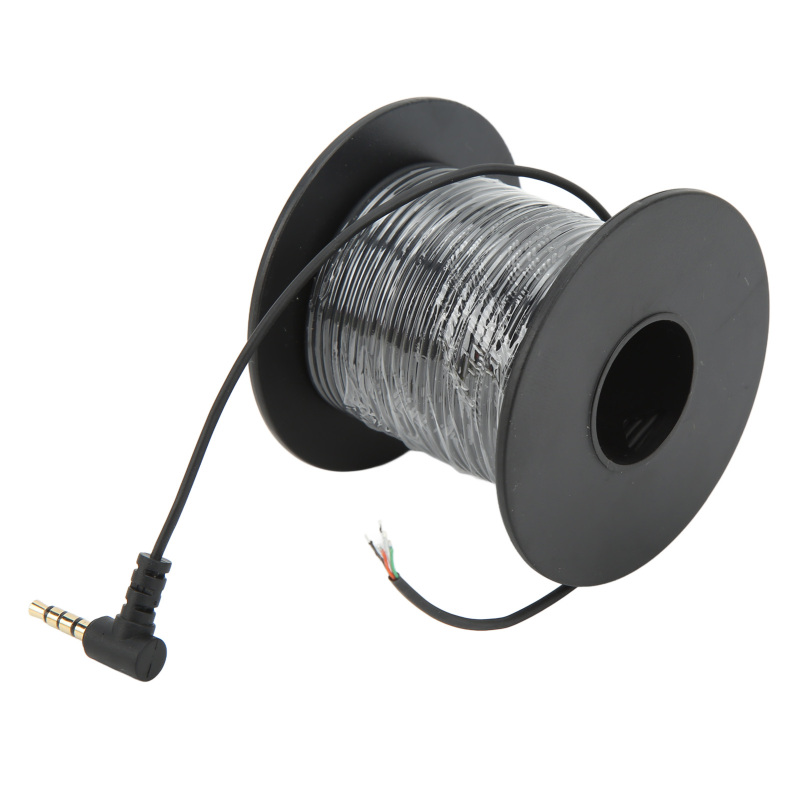 Angelkamerakabel Mit Hd-übertragung Und Sonar, Ausgestattet Mit Einer 3,5-mm-kopfhörerbuchse, Für Angelzubehör. 1,8 Mm (0,07 Zoll), 30 M (98,4 Fuß).