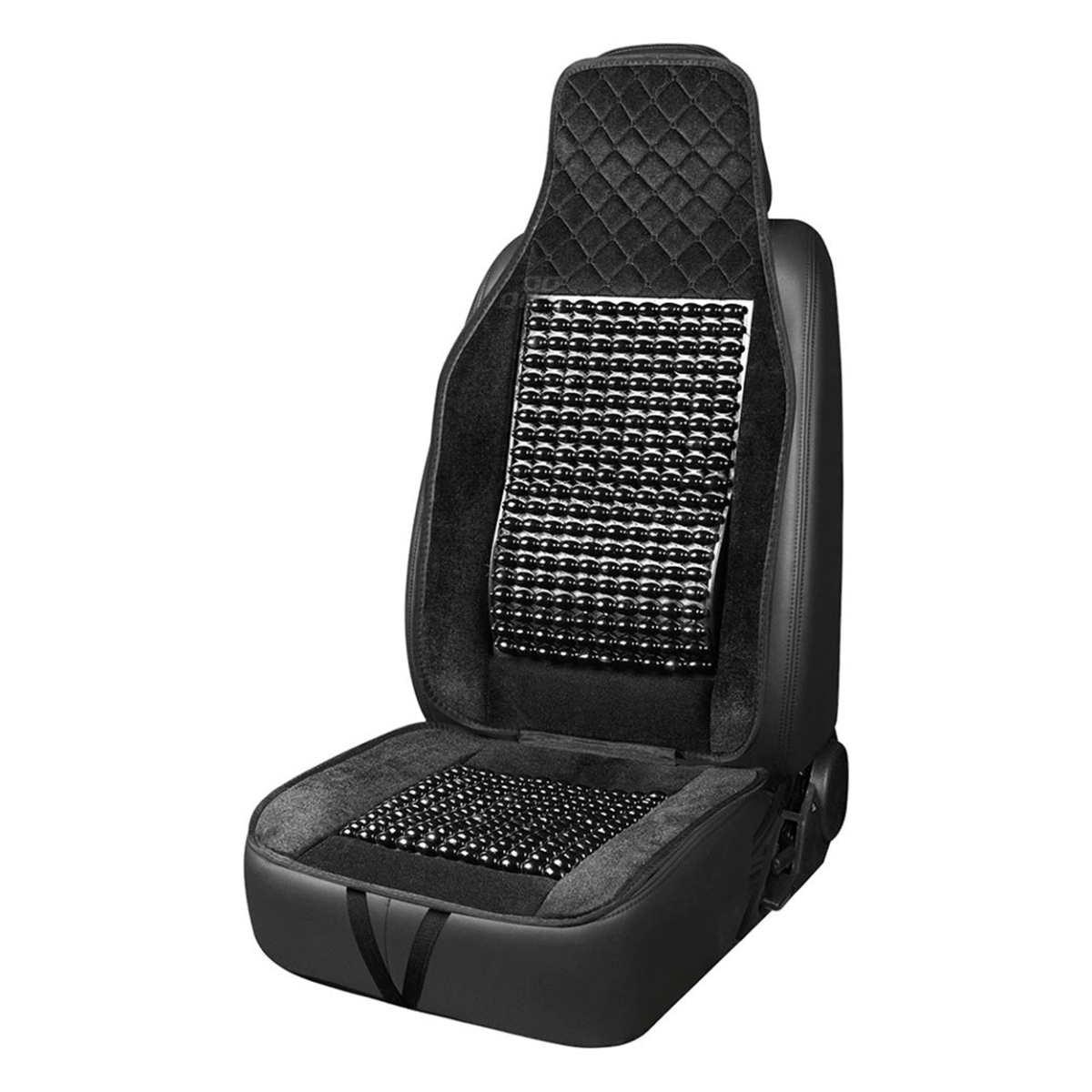 Autositzmatte Mit Perlenmuster, Schwarz, 45 X 120 Cm, Csm-16, Amio-04429