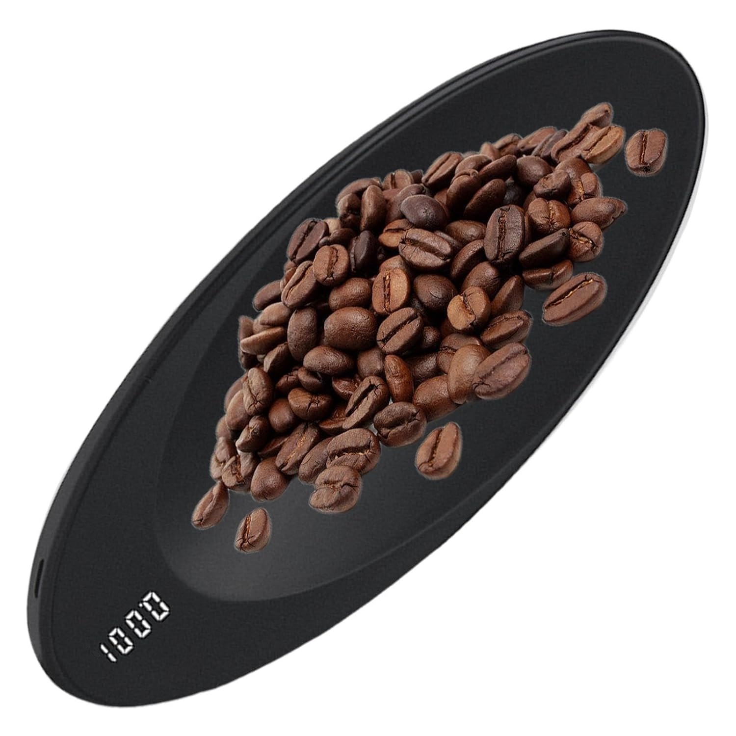 Elektronische Küchenwaage Für Kaffee, Tee, Gewürze, Kräuter 0,1 G 200 G Lcd (schwarz)