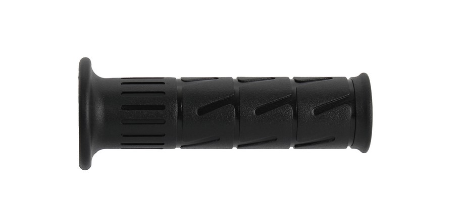 Domino-griffschalen Im Kawasaki-stil (22+25 Mm, 125 Mm Lang) Mit Loch, Schwarz