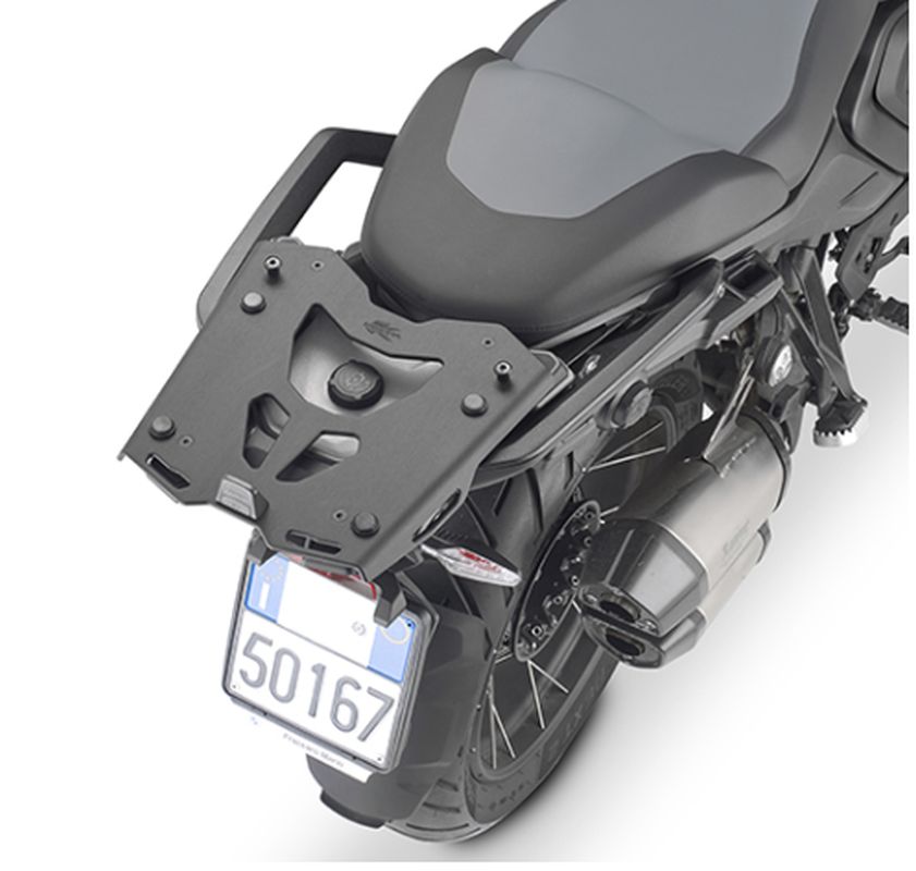 Kappa-rahmen (aluminiumplatte) Für Monokey-topcase Bmw R 1300 Gs '24-, Schwarz