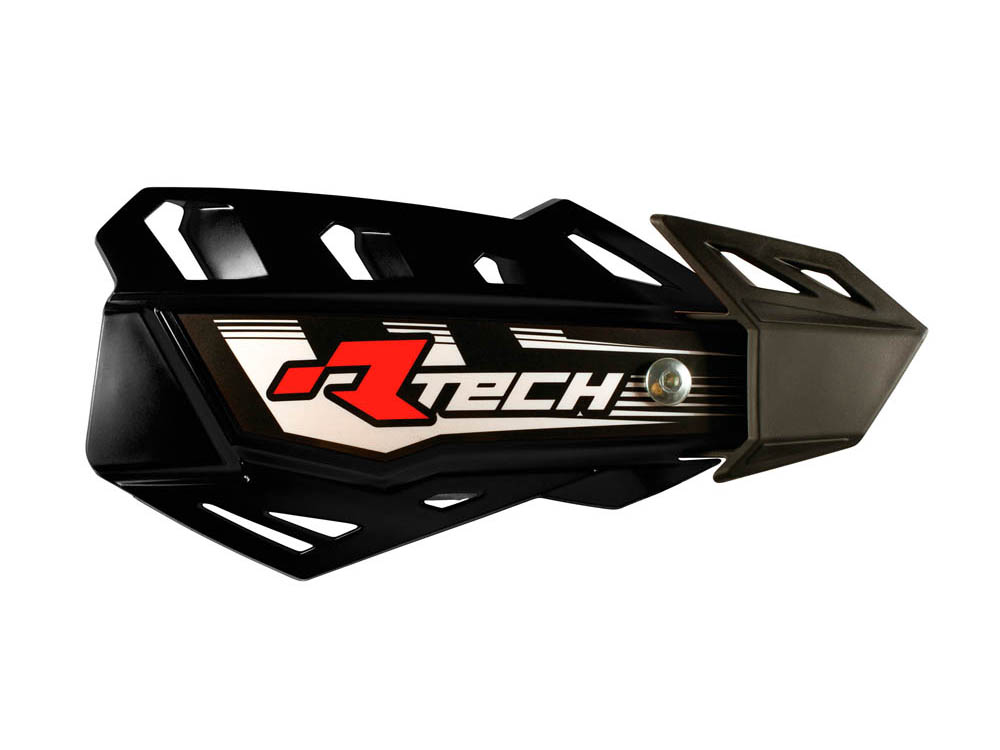 Racetech (rtech) Flx Cross/enduro Handschutz Schwarz (mit 2 Arten Von Lenker- Und Griffhalterungen)