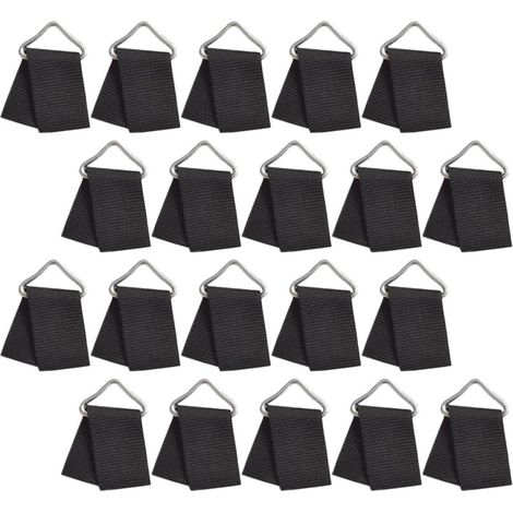 Dreieckige Metallschlaufen Für Trampoline, 20er-packung, Verschleißfeste Ringe, Ersatzgurte, Vielseitiges Zubehör Für Outdoor-trampoline