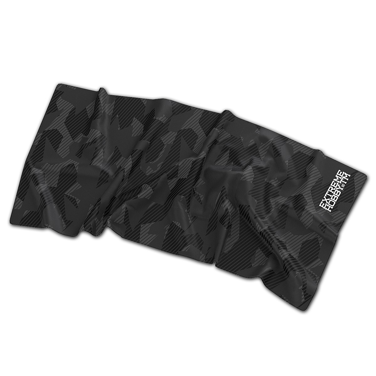 Uni Splitterhandtuch Schwarz