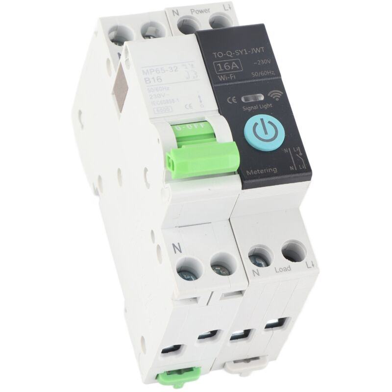1p+n Wlan-leistungsschalter Mit 6 Ka Abschaltvermögensmessung, Fernbedienung, 16 A Ac230 V