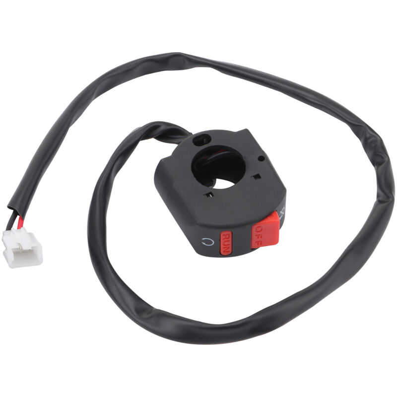 Motorstoppschalter Im Apollo-stil. 7/8-zoll-lenkerzug (22 Mm), Länge: 450 Mm. Not-aus-schalter Für Motorräder, Wasserdicht Und Stoßfest.
