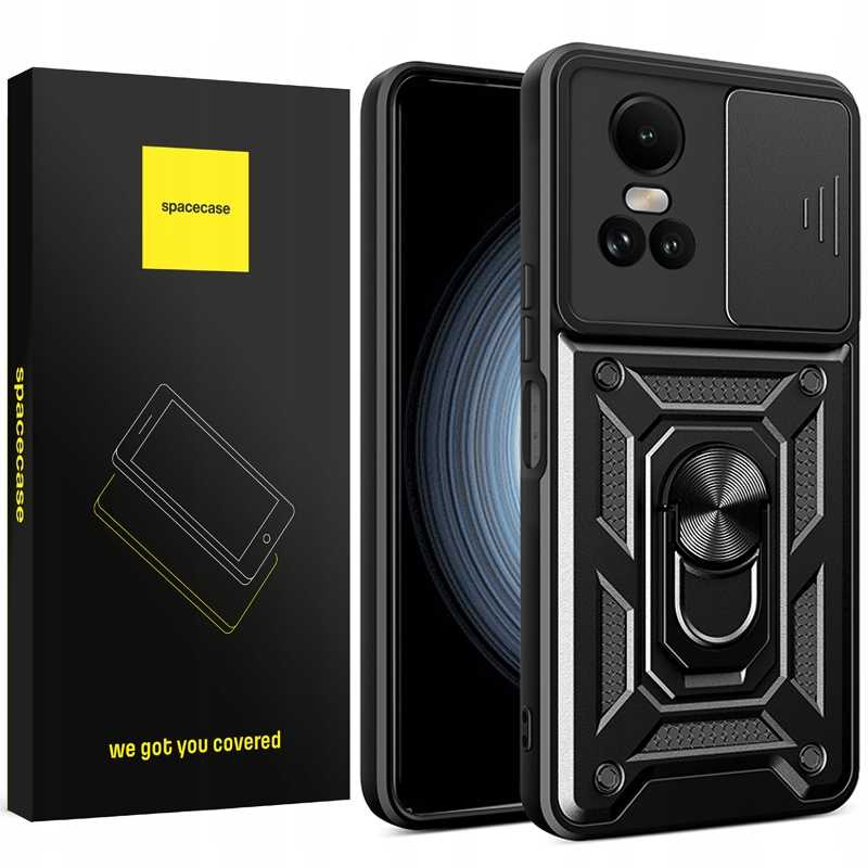 Oppo 10/10 Pro 5g Schutzhülle Mit Kamera, Schwarz