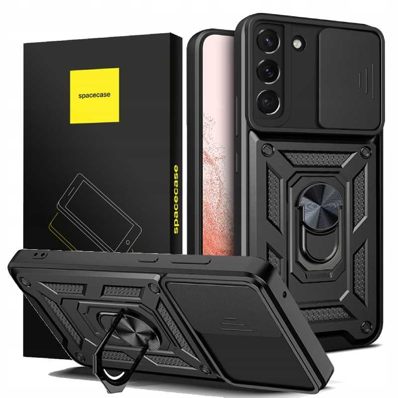 Spacecase Camring Galaxy S22 Schwarz