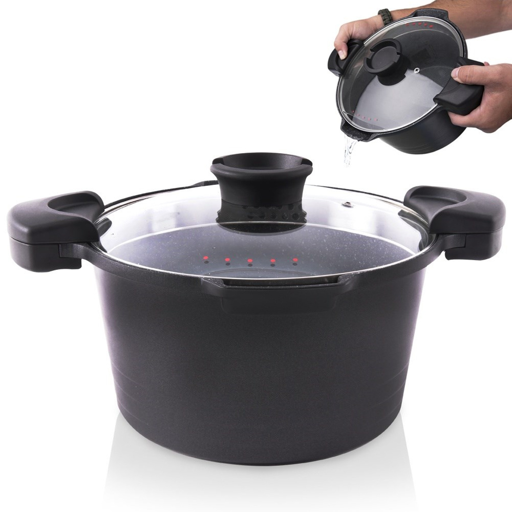 Orion Granittopf Zum Kochen, Schmoren Und Abgießen Von Nudeln